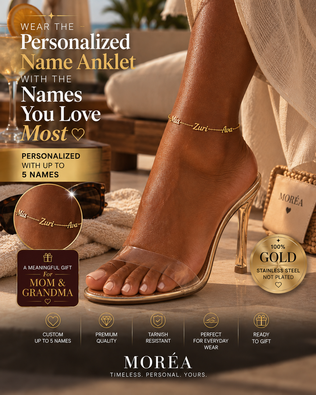 Gold · personalized with the names you love most