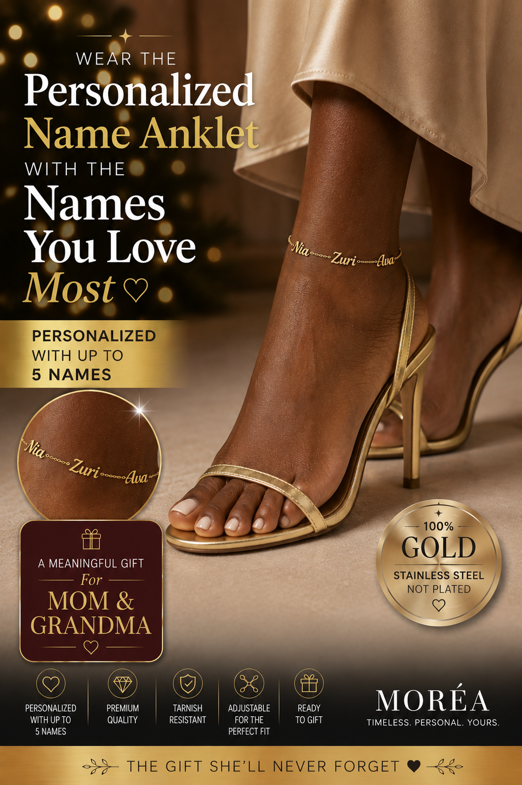 The Custom Signature Name Anklet