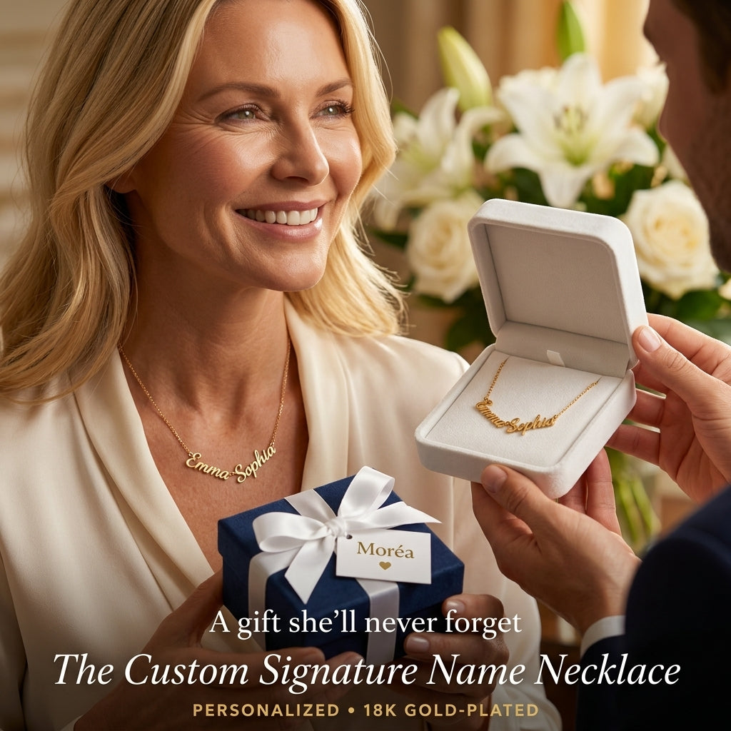The Custom Signature Name Necklace