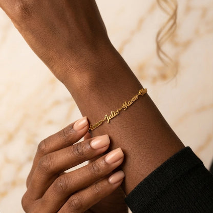 The Custom Signature Name Bracelet