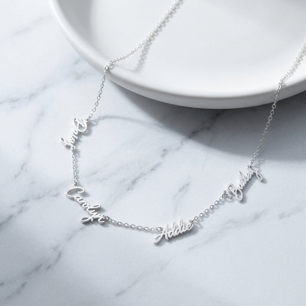 The Custom Signature Name Necklace