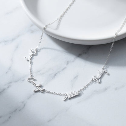 The Custom Signature Name Necklace
