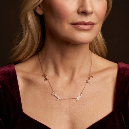 The Custom Signature Name Necklace