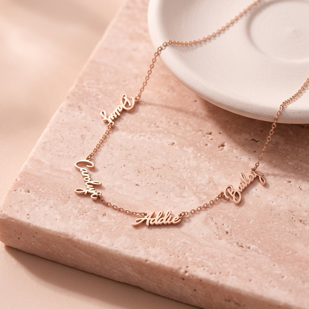 The Custom Signature Name Necklace