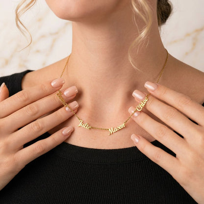 The Custom Signature Name Necklace