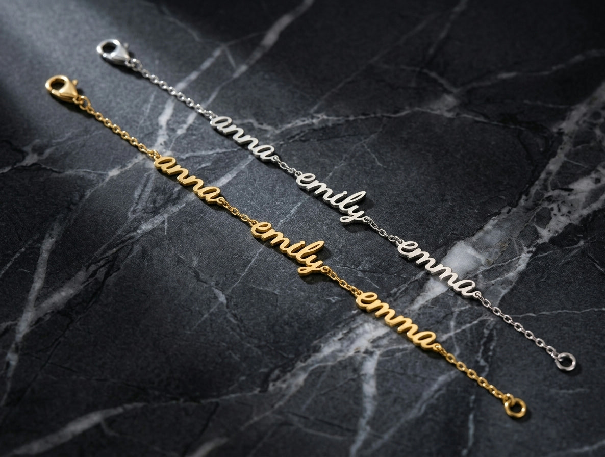 The Custom Signature Name Bracelet