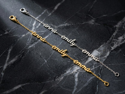The Custom Signature Name Bracelet